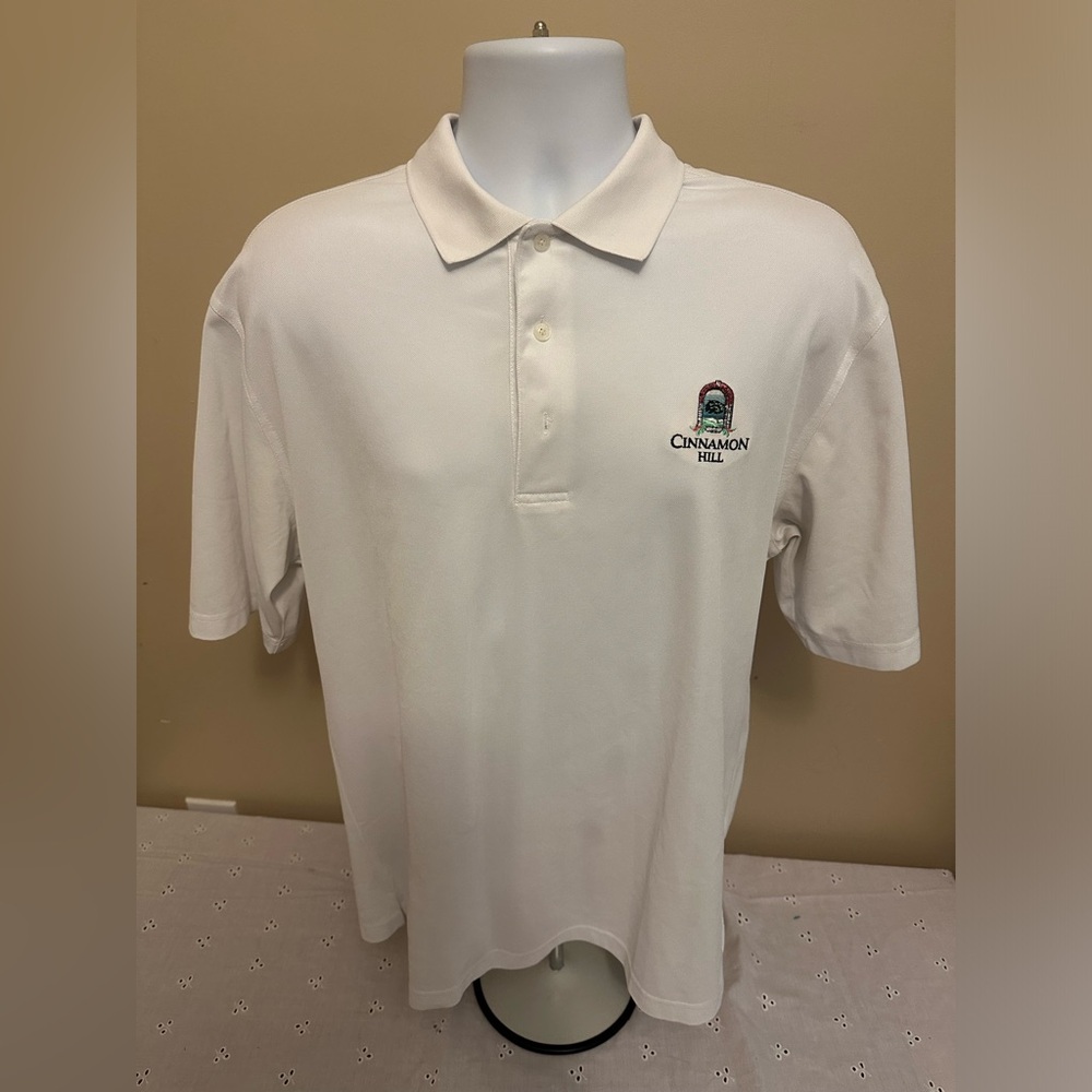 Oxford Golf Men's Polo With Cinnamon Hill Embroidered Logo Medium from Jamaica